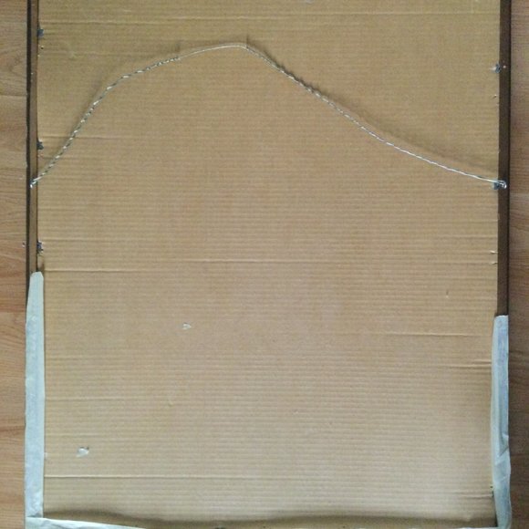 Vintage 3D paper art Decoupage Basil Edie framed home decor blue birds damaged - Picture 3 of 4